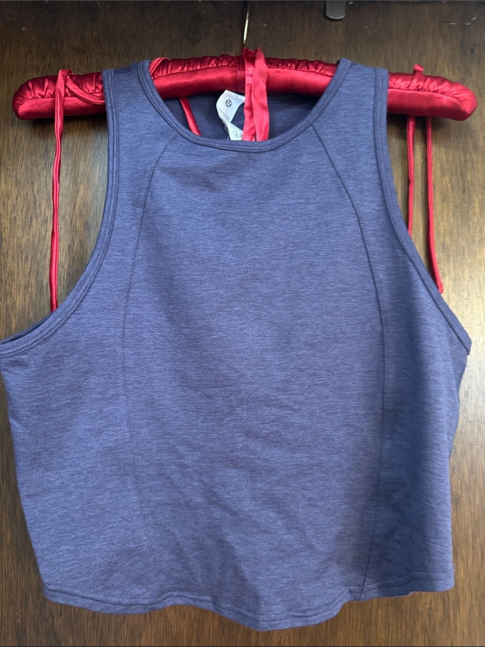 Lululemon Purple Racerback Crop Tank